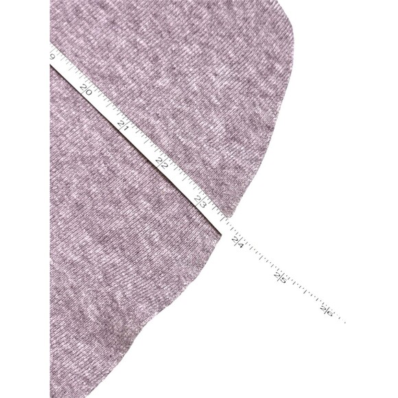 Vila Milano Women’s Purple Heathered Knit Dolman Sleeve Pullover Sweater Large - Picture 7 of 8